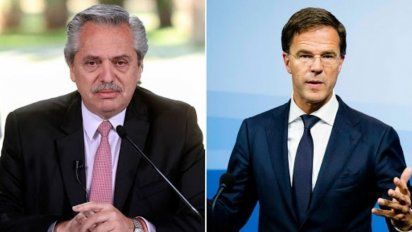 Fernández dialogó con el primer ministro de los Países Bajos y cosechó otro respaldo en la negociación con el FMI