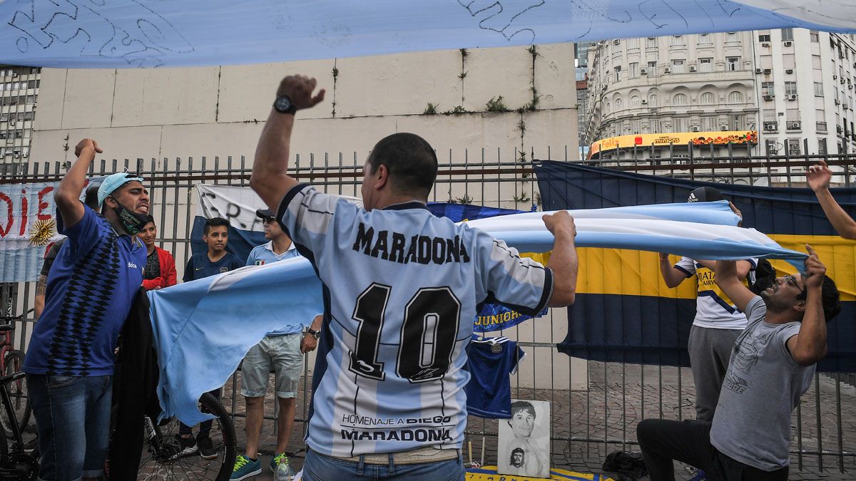 El Obelisco porteño fue uno de los puntos de encuentro.