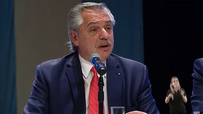 Alberto Fernández criticó a