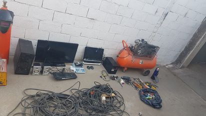Recuperan elementos robados tras un allanamiento en barrio Alberdi