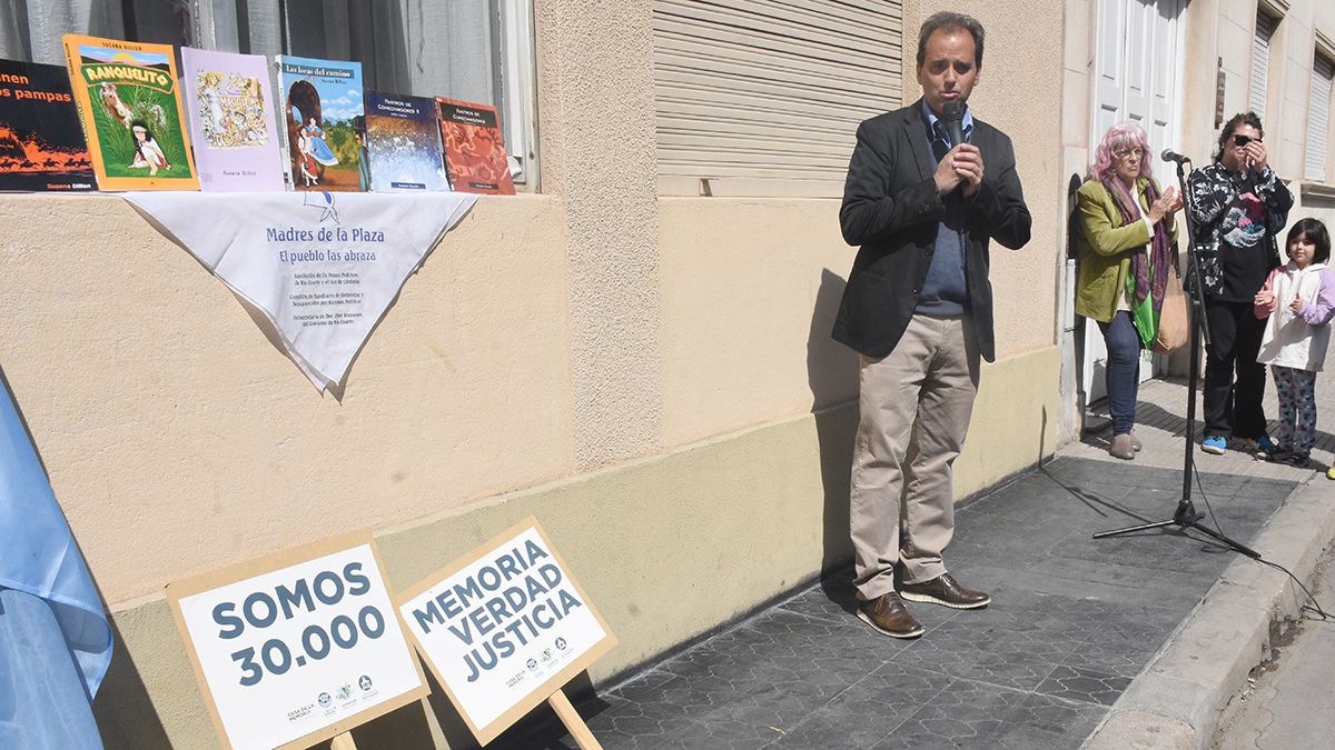 Conmovedor homenaje a Susana Dillon. Foto: Estela Zogbe