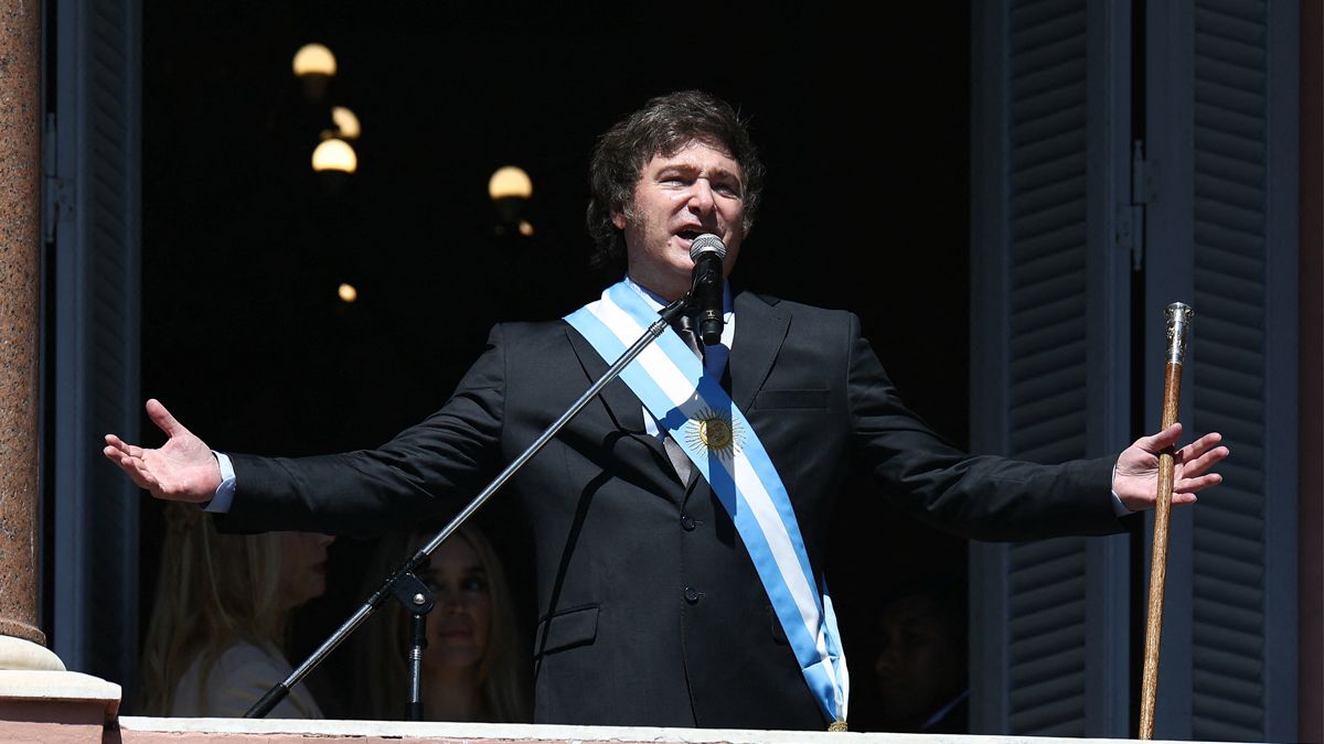 La asunción presidencial de Javier Milei
