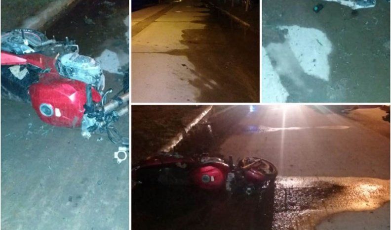 Morrison: un joven cayó de la moto y murió minutos después