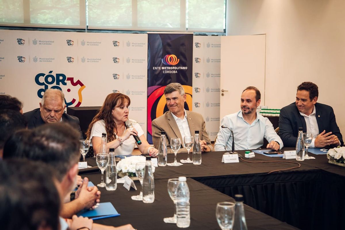 Passerini, junto a los demás intendentes del Ente Metropolitano