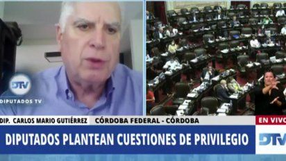 Gutiérrez pidió en Diputados que se revea la negativa a tratar la prórroga a la ley de biocombustibles