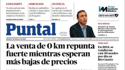 Accedé a la edición impresa de Diario Puntal