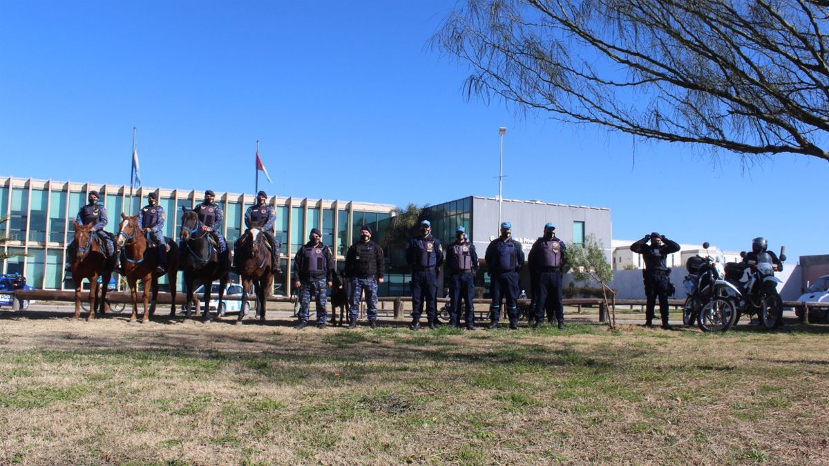 El operativo estuvo destinado a evitar aglomeraciones.