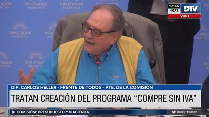 El oficialismo en Diputados logró dictamen de comisión del proyecto de devolución del IVA