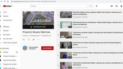 Testimonios audiovisuales de veteranos de Malvinas y de sus familiares