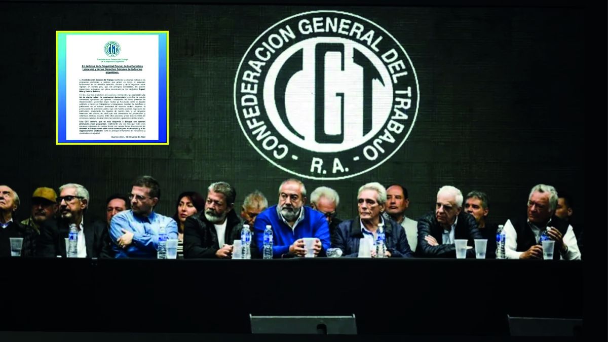 El Duro Comunicado De La Cgt Contra Bullrich Milei Y Espert Provocadores Y Retrógrados 4759