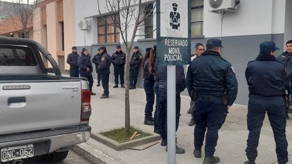 Oficiales de todo el sur de Córdoba participan en Laboulaye de un operativo de búsqueda por la aparición de Joaquín Sperani