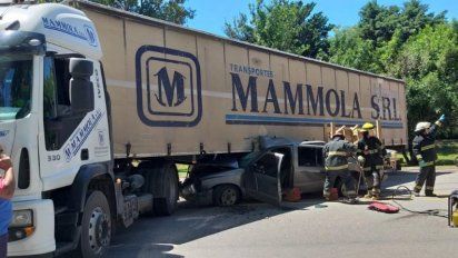Dos heridos en un grave accidente en el acceso norte a General Cabrera