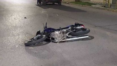 Un motociclista herido tras un choque en el oeste de la ciudad