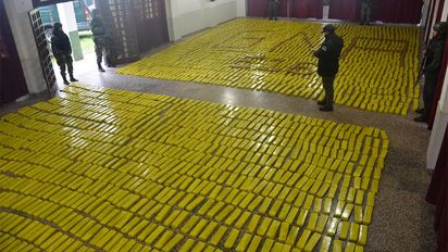 Trasladaban más de dos toneladas de marihuana en una camioneta