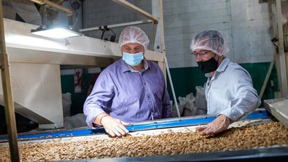 Inta, UNC y una empresa de Río Cuarto desarrollan polímero para semillas de maní biodegradable