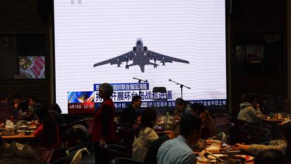 China realizó maniobras militares para simular un bloqueo de Taiwán