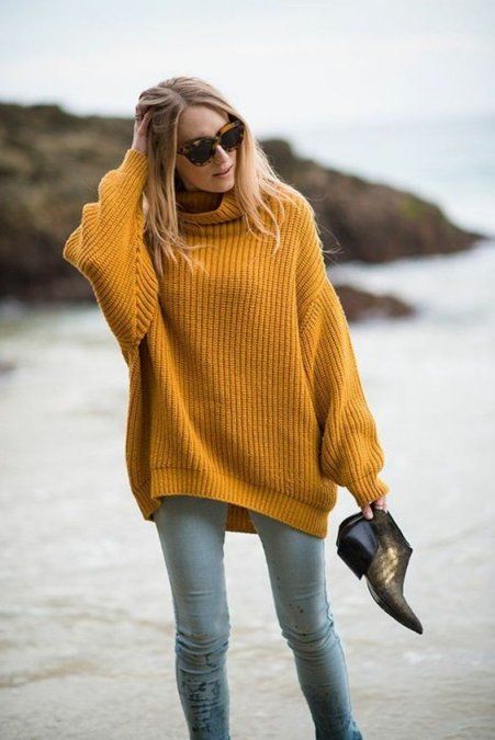 Tendencia: suéter oversize