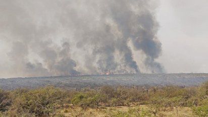 Sigue el combate de incendios en el norte cordobés, que dejó dos muertos