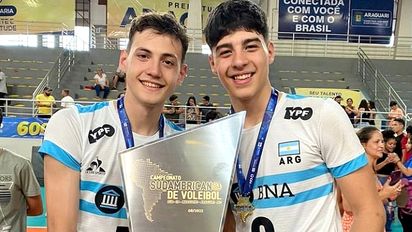 Giraudo y Astegiano son campeones sudamericanos U19