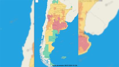 Los departamentos Roca y Sáenz Peña, en alerta roja por temperaturas extremas