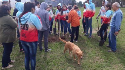 Crearon un bosque de especies nativas en Ucacha