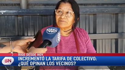 Malestar de usuarios por el aumento del boleto de colectivo