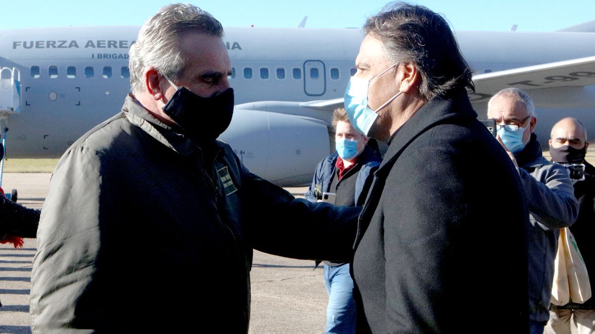 Rossi fue recibido por el ministro de Seguridad provincial
