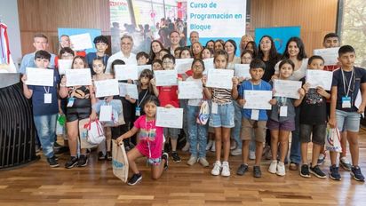 Forman en programación a más de 30 niños cordobeses