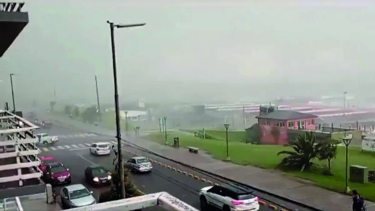 Un Fuerte Temporal De Viento Y Granizo Afectó A La Ciudad Bonaerense De Miramar 8902