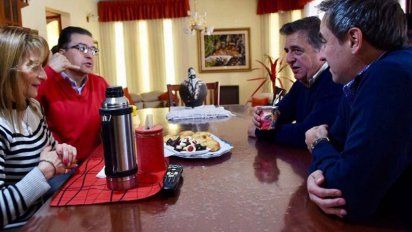 Mestre y Negri, juntos en un timbreo en Córdoba capital