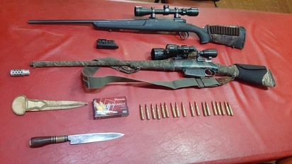Dos detenidos y armas secuestradas en proximidades de la represa Tigre Muerto
