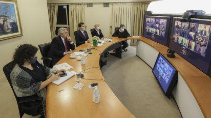 Alberto Fernández analizó con gobernadores las restricciones a implementar