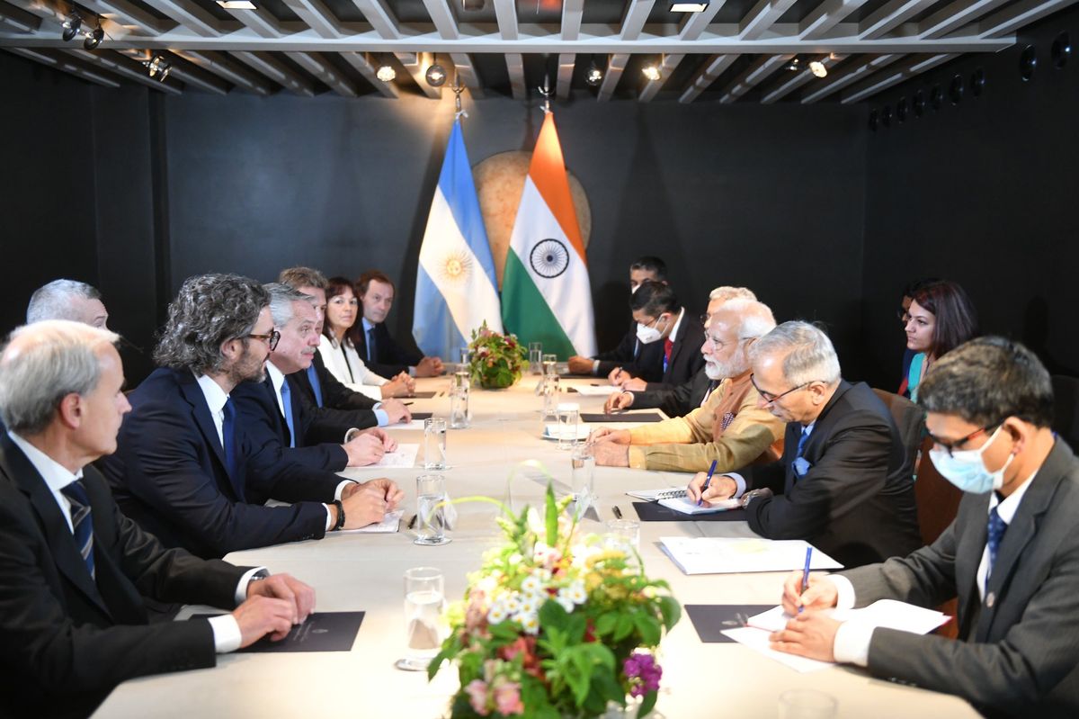 Fernández inauguró la agenda tras reunirse con el primer ministro de India