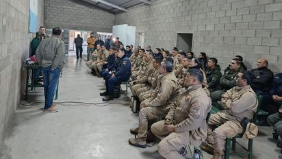 Llevaron a cabo una capacitación destinada a Fuerzas de Seguridad