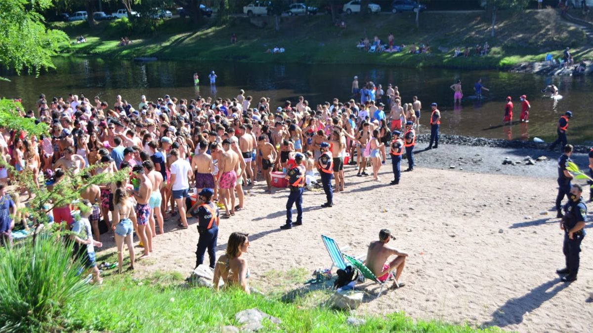 Los jóvenes de la región se concentraron en Alpa Corral.