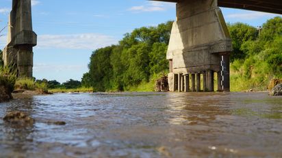 Llovió en las sierras y el río tuvo su primera creciente; cayeron 50 milímetros en ciudad