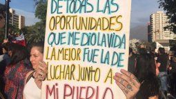 Visitó a su familia en Santiago