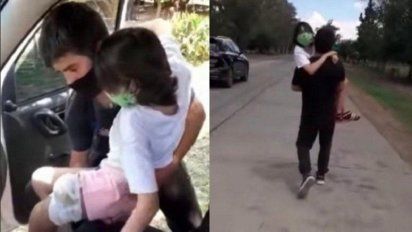 Murió Abigail, la niña cuyo padre cruzó en brazos en Santiago del Estero