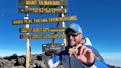 Ganó en el Mundial del Alfajor, hizo cumbre en el Kilimanjaro y ya se prepara para el Aconcagua