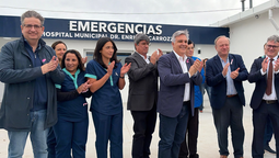 vicuna mackenna: llaryora inauguro la escuela proa y la ampliacion del centro de salud