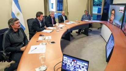 Alberto Fernández mantuvo una teleconferencia con diputados de la oposición