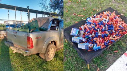 Práctica ilegal de tiro a la paloma: sorprenden a siete tiradores en un club de caza de Laborde