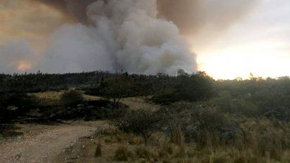 Por un contrafuego ilegal se reavivó el incendio en Alpa Corral