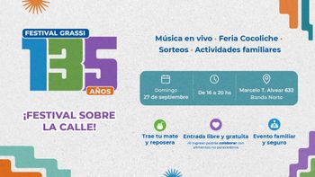 Grassi celebra sus 135 años con un gran festival para toda la comunidad