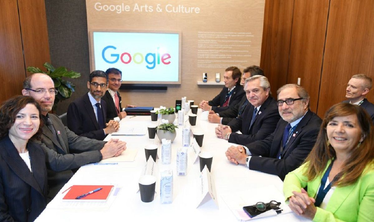 En reunión con Alberto Fernández, CEO de Google anunció inversión millonaria en Latinoamérica