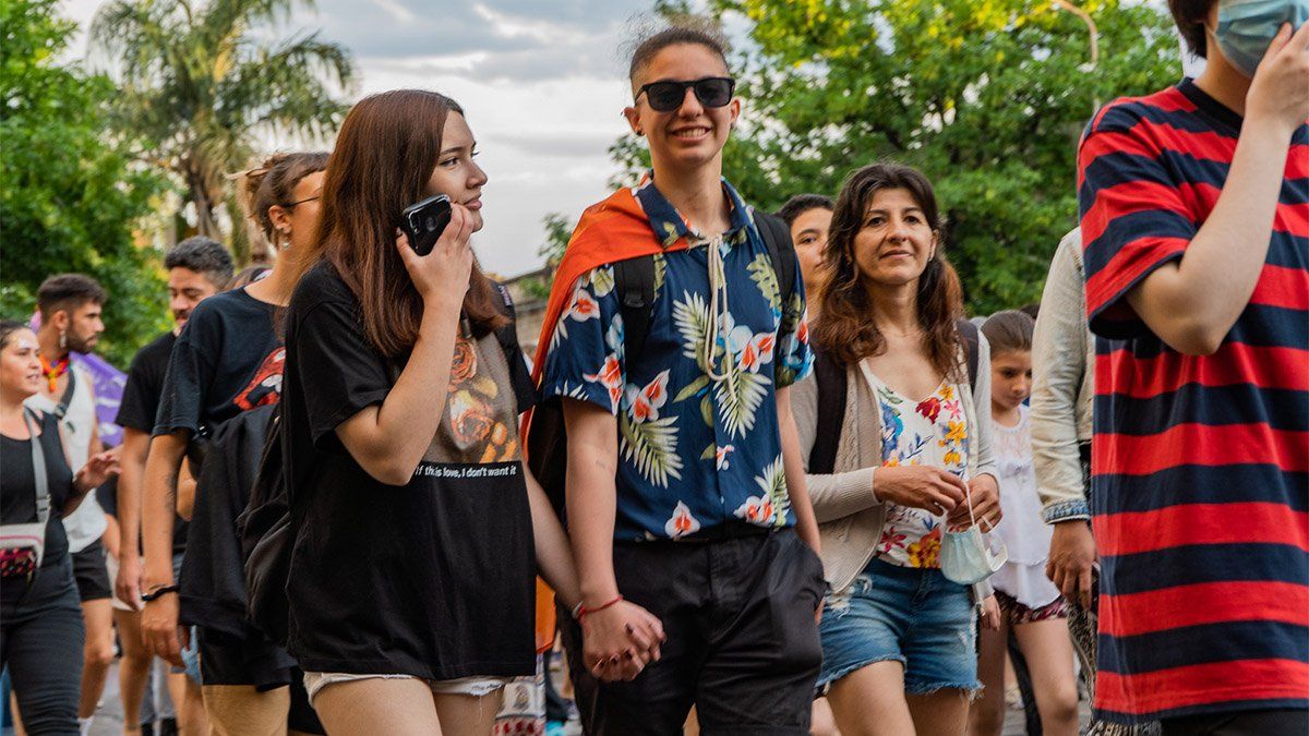 La movilización convocó a una multitud