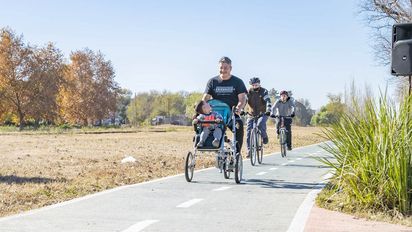 Habilitan luces led en la ciclovía de Reforma Universitaria y anuncian su conexión con Las Higueras