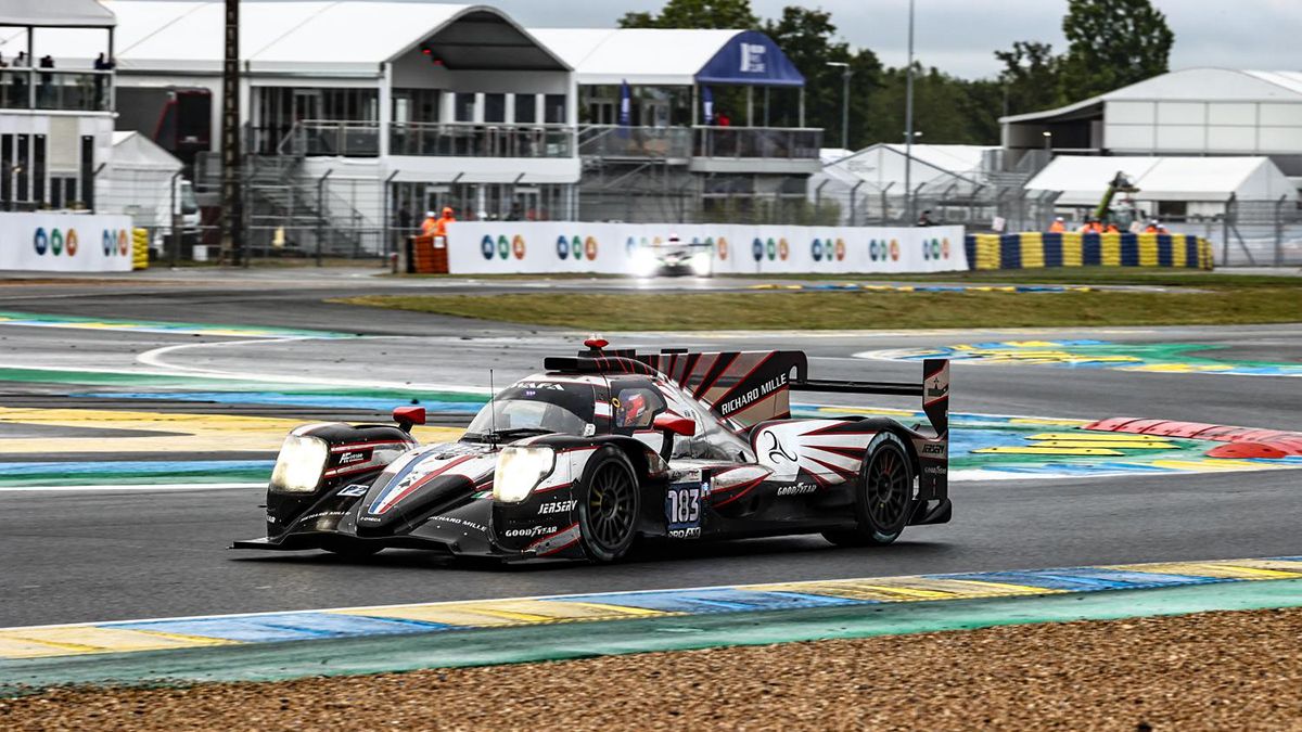 Nicolás Varrone al mando del Oreca 07 Nº 183 de LMP2, que llegó a puntear la categoría y finalizó 4º luego de las 24 horas de carrera
