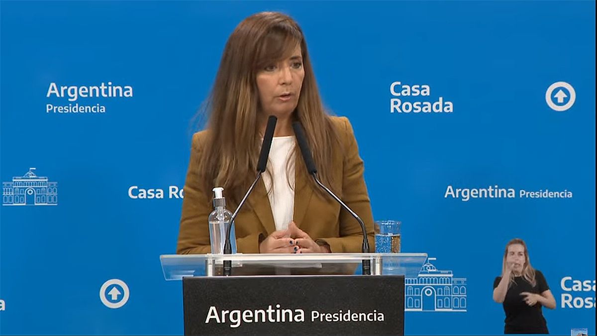 La portavoz de la Presidencia Gabriela Cerruti dijo hoy que el Congreso nacional no está paralizado.