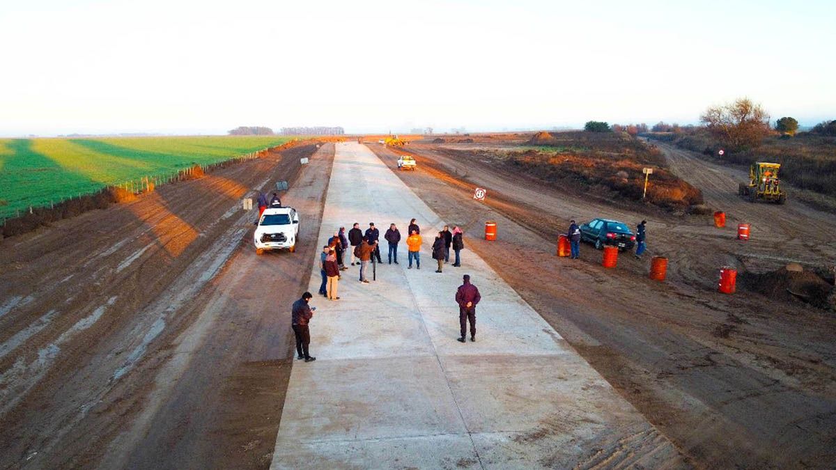 Se habilitó el primer tramo de la obra de desvío de tránsito pesado en ...
